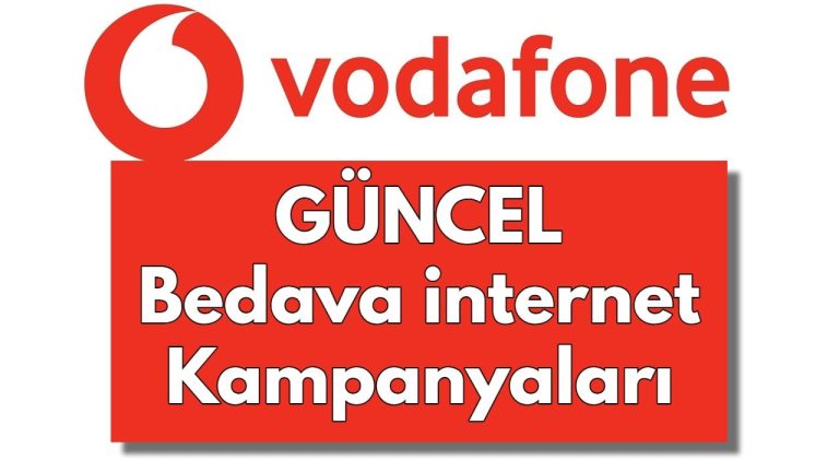 Vodafone Bedava İnternet 2023 (56 GB+ Hediye Fırsatı!)