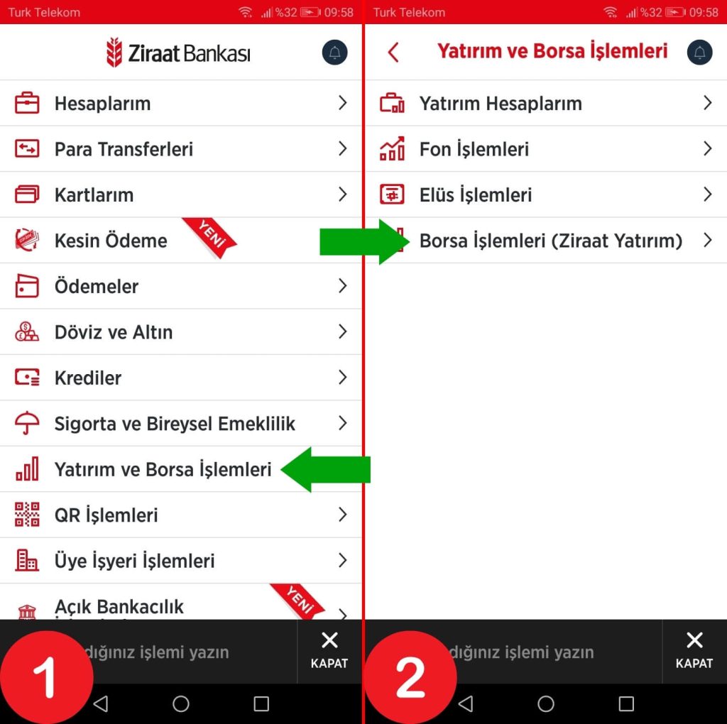 Ziraat Bankası Borsa Hesabı Nasıl Açılır? (Görsel Anlatım)